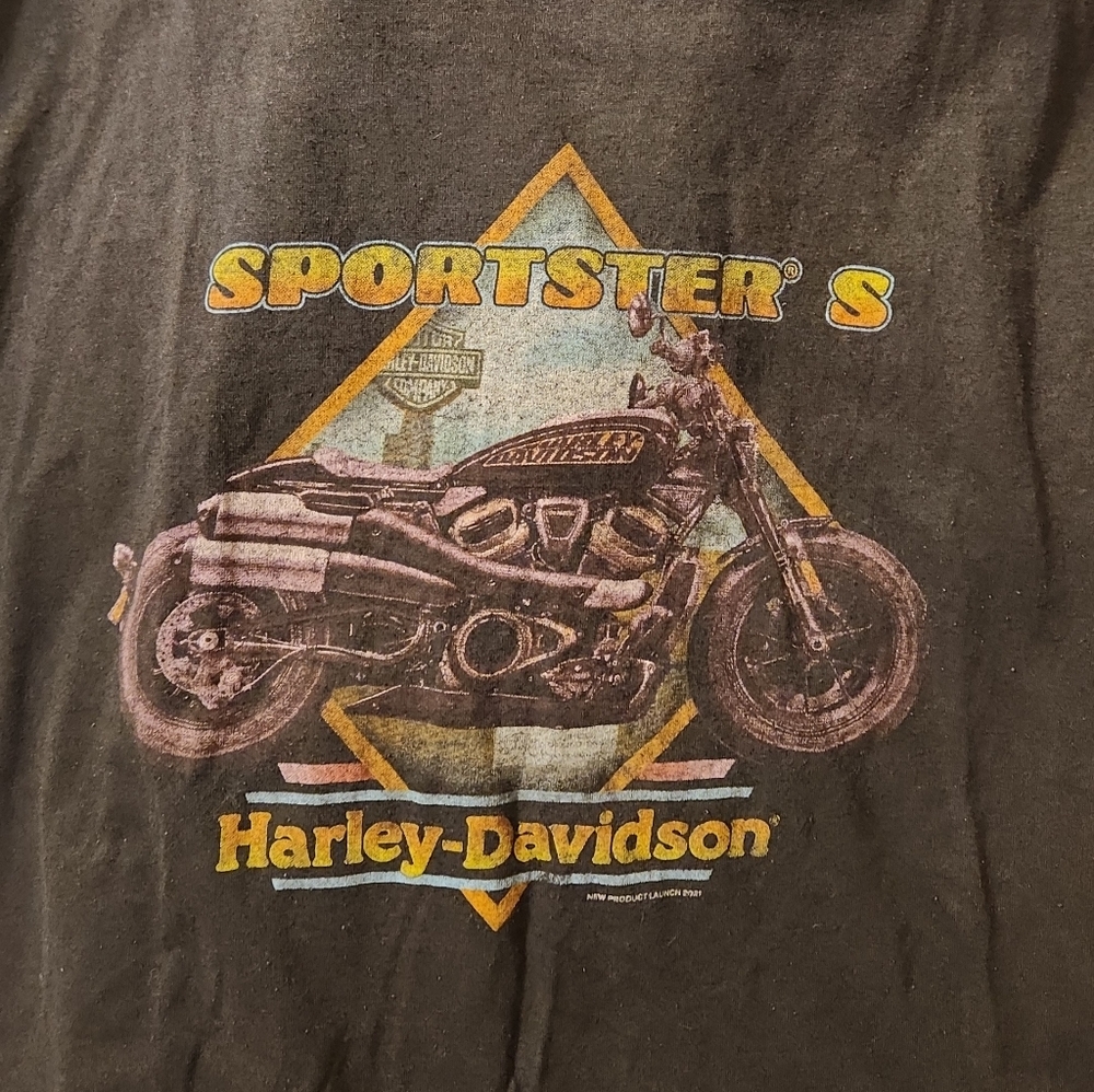 Vintage Harley-Davidson Motorcycles Short-Sleeve T-shirt / Tee - Picture 5 of 8